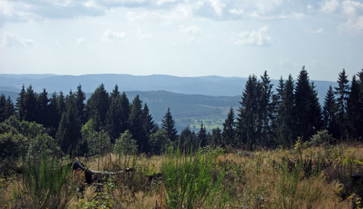 Blick über das Sauerland nahe Rönkhausen