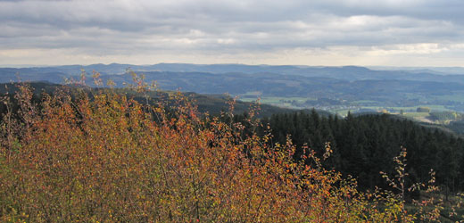 Aussicht vom Oberen Staubecken der EMark