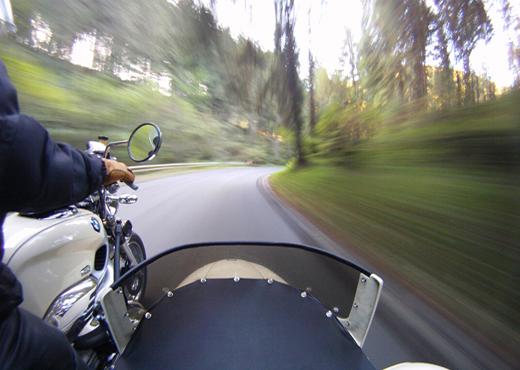 Motorradfahrt im Sauerland