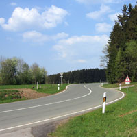 Motorradtour 4 - Landstraße im Sauerland