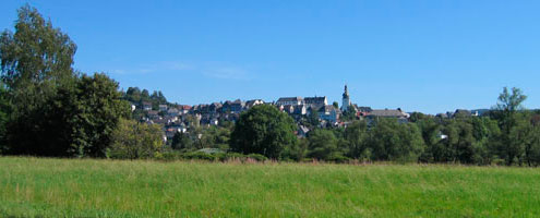 Sicht vom Alten Feld auf Arnsberg