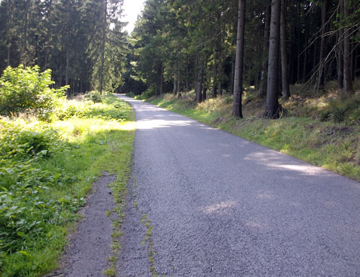 Ausgebaute Straße bei Faulebutter