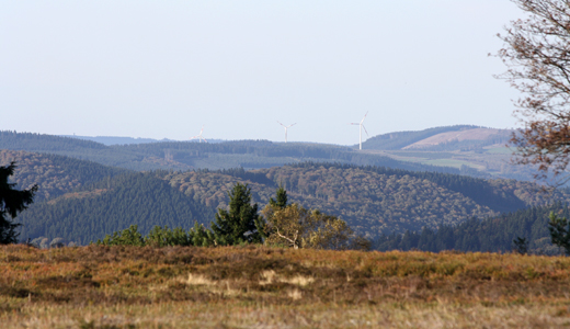 Blick auf das Sauerland vom Kahlen Asten