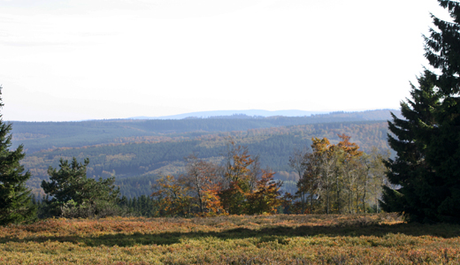 Blick auf das Sauerland vom Kahlen Asten