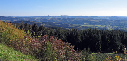 Blick aud das KurvenReich Sauerland