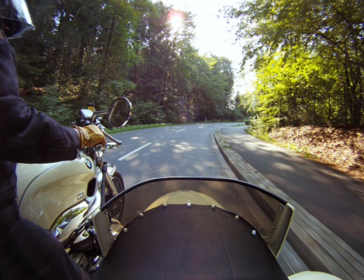 Motorradfahrt um den Möhnesee