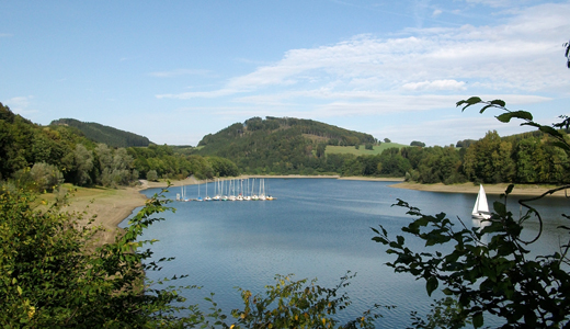 Blick auf den Hennesee